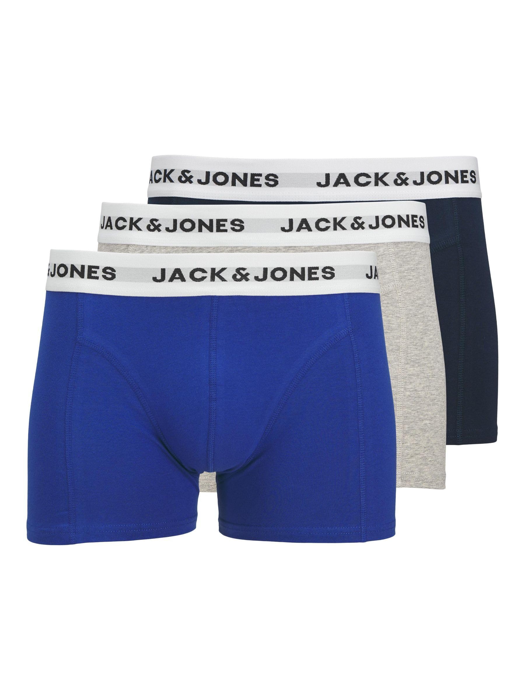 JACK & JONES Male Shorts Pack of 3 Shorts, Blazer navy, XL