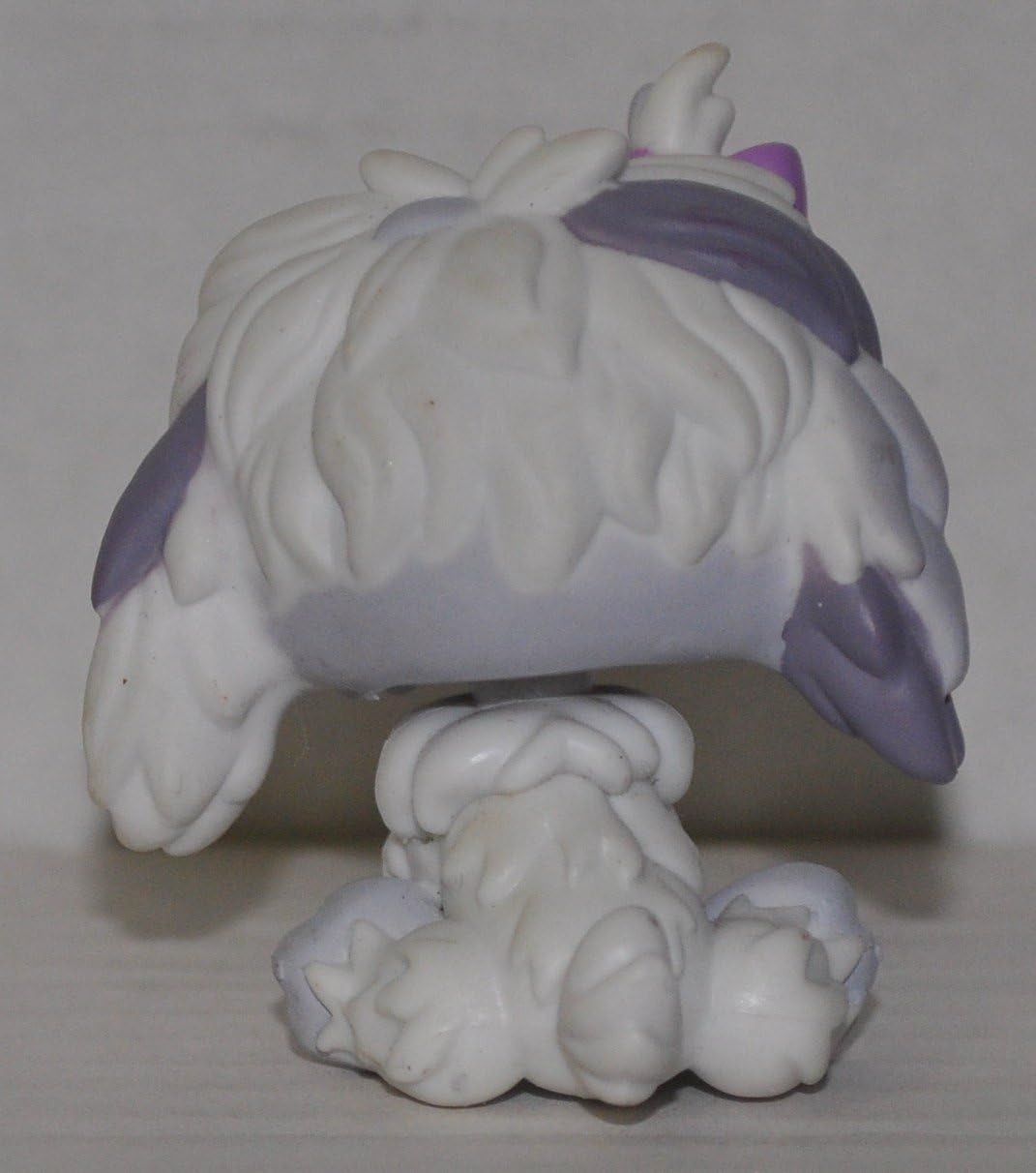 Sheepdog #465 (Eyes Covered) - Littlest Pet Shop (Retired) Collector Toy - LPS Collectible Replacement Figure - Loose (OOP Out of Package & Print)