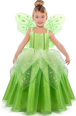 ToLaFio Tinkerbell Costumes Princess Dresses for Girls Little Girls Costumes Dress Up Clothes for Little Girls