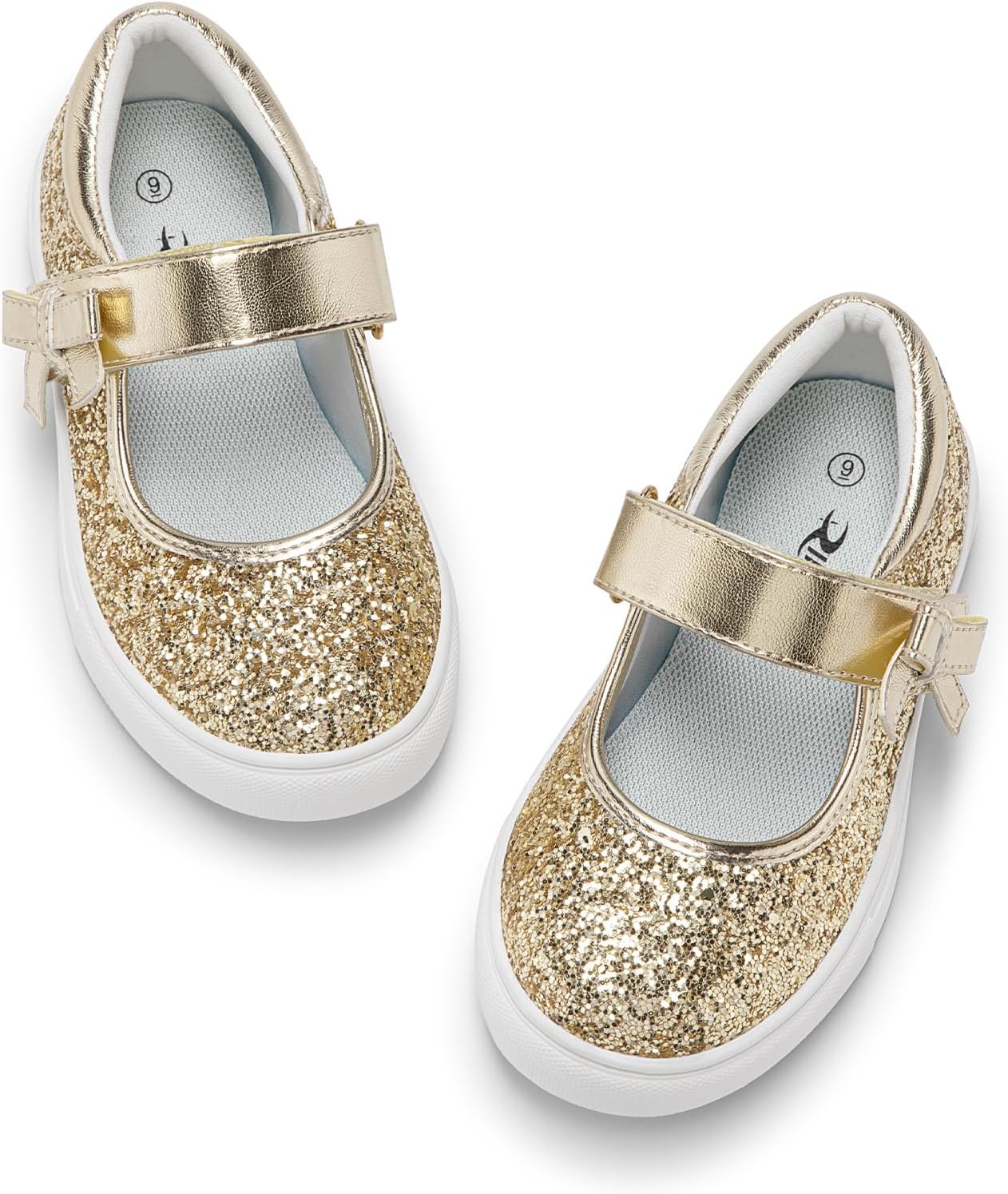 Rihero Girls Mary Jane Shoes Kids School Uniform Flats