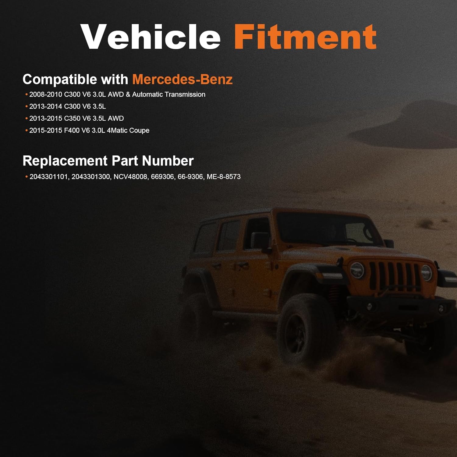 ODM Front Left CV Axle Shaft Assembly Fit For Mercedes-Benz 2008-2010 C300 V6 3.0L AWD, 2013-2014 C300 V6 3.5L, 2013-2015 C350 V6 3.5L AWD, 2015-2015 F400 V6 3.0L, 669306 Driver Side CV Axle ME-8-8573