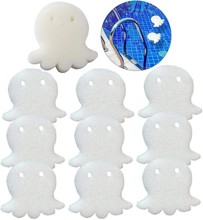 4 Pool Schaum Absorber - Ölabsorbierende Schwämme Für Pool & Whirlpool