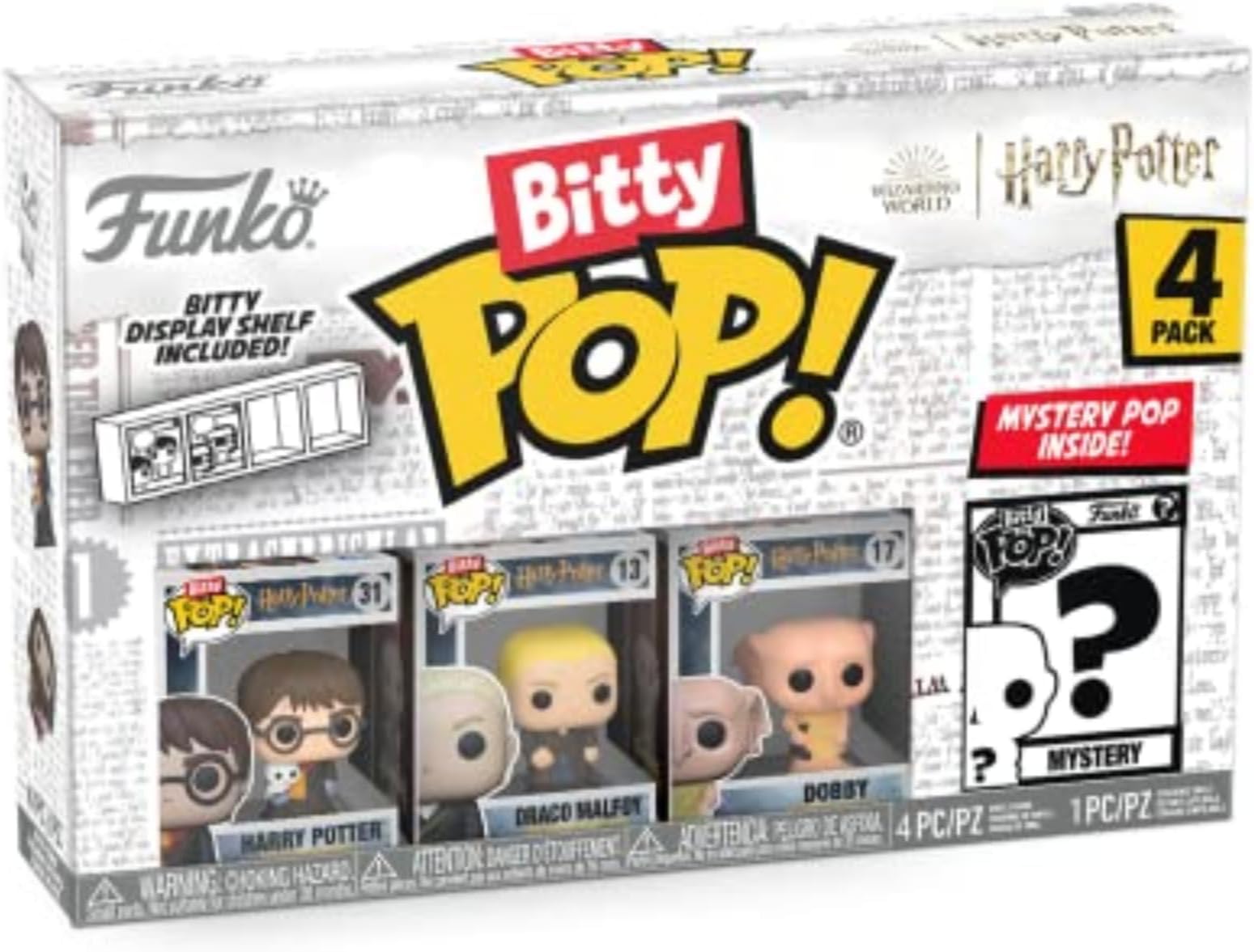 Funko Bitty Pop! Funko Bitty Pop Harry Potter Set of 4 Figures