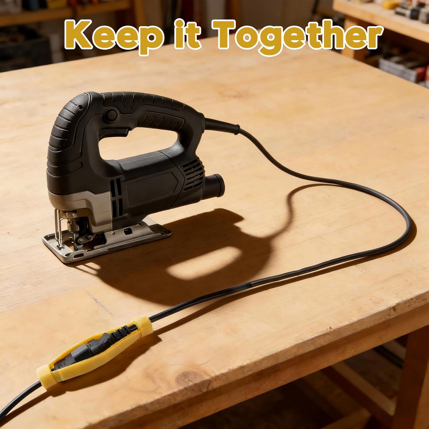 Extension Cord Connector,Outdoor Extension Cable Safety Bracket, Safety Tool Plug Connected to Extension Cable,3PCS