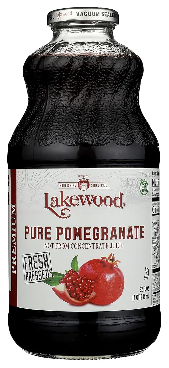 Lakewood Pure Pomegranate Juice, 32 Fl Oz