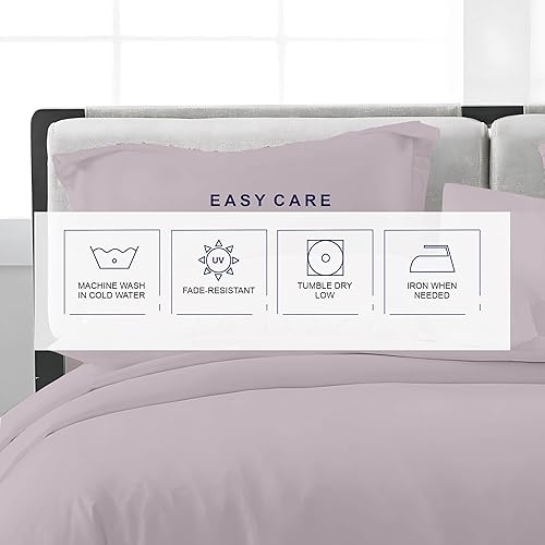 Miniatura 7 de Kotton Culture Juego de funda de edredón 100% algodón egipcio de 3 piezas de 1200 hilos, funda de edredón suave con cremallera y lazos en las