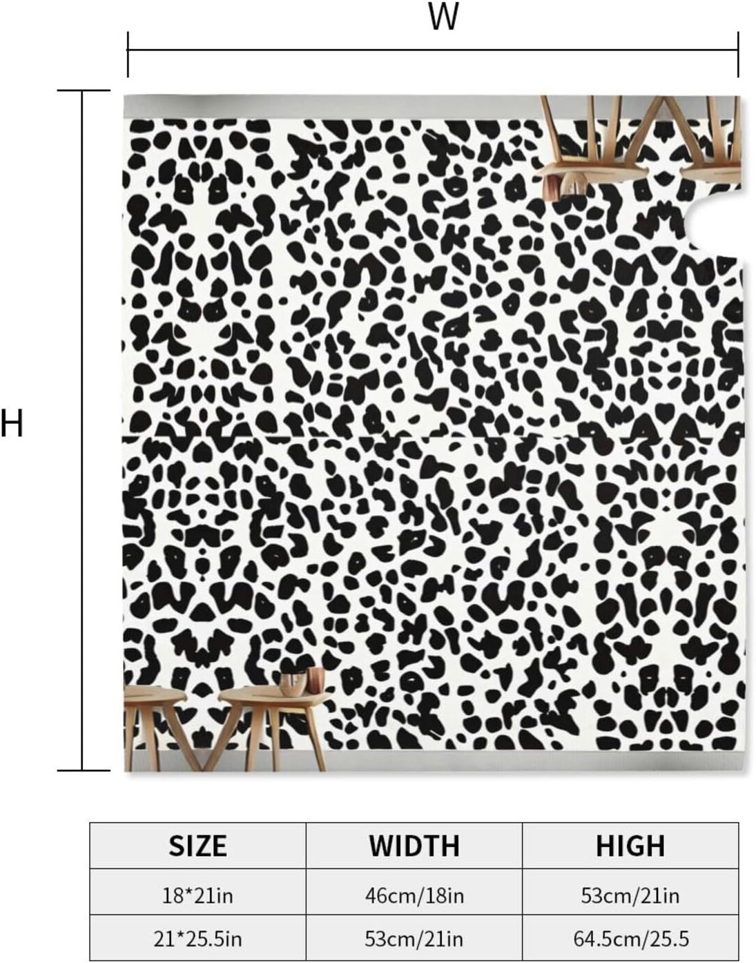 Leopard Patterned Wallpaper Print Mailbox Covers Magnetic Post Box Cover Wraps Standard Size 21x18 Inches for Garden Yard Decor