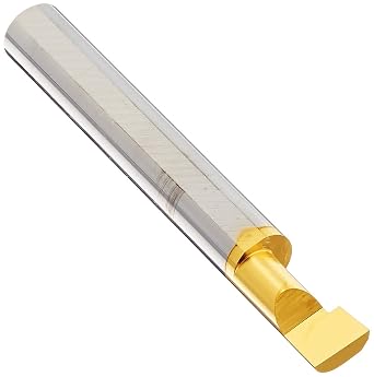 Micro 100 BB-290600SG Boring Tool - Right Hand - Sharp, .310" Min Bore Dia, .600" Max Bore Depth, .072" Proj, .1338" Offset, 5/16" Shank Dia, 2-1/2" OAL, TiN