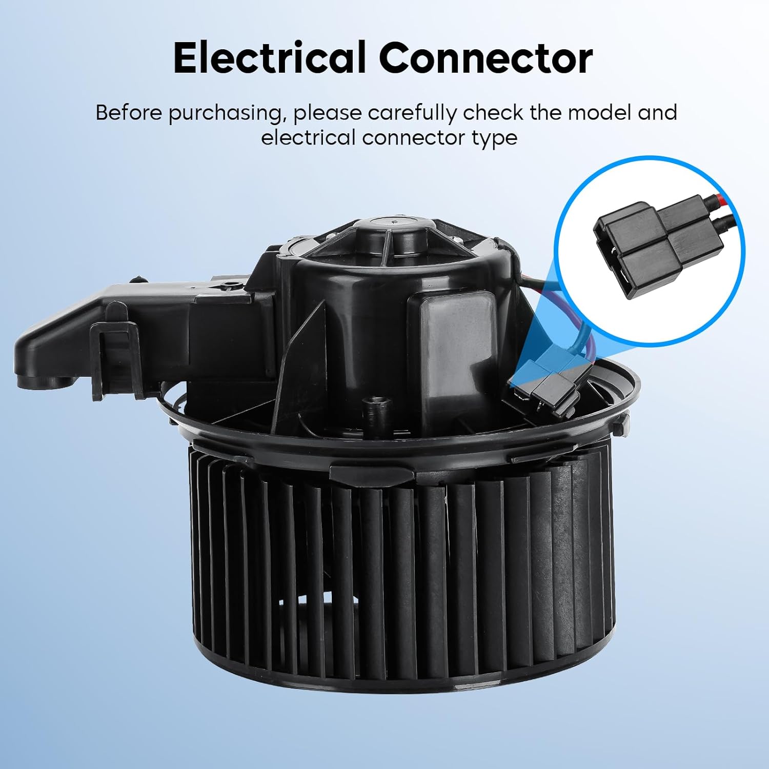 Front HVAC Blower Motor Fan Assembly for 09-11 Ford Flex/11 Explorer/08-11 Taurus/08-09 Taurus X, 09-12 Lincoln MKS/10-11 MKT, 08-09 Mercury Sable Replaces for 700224 8G1Z19805BB