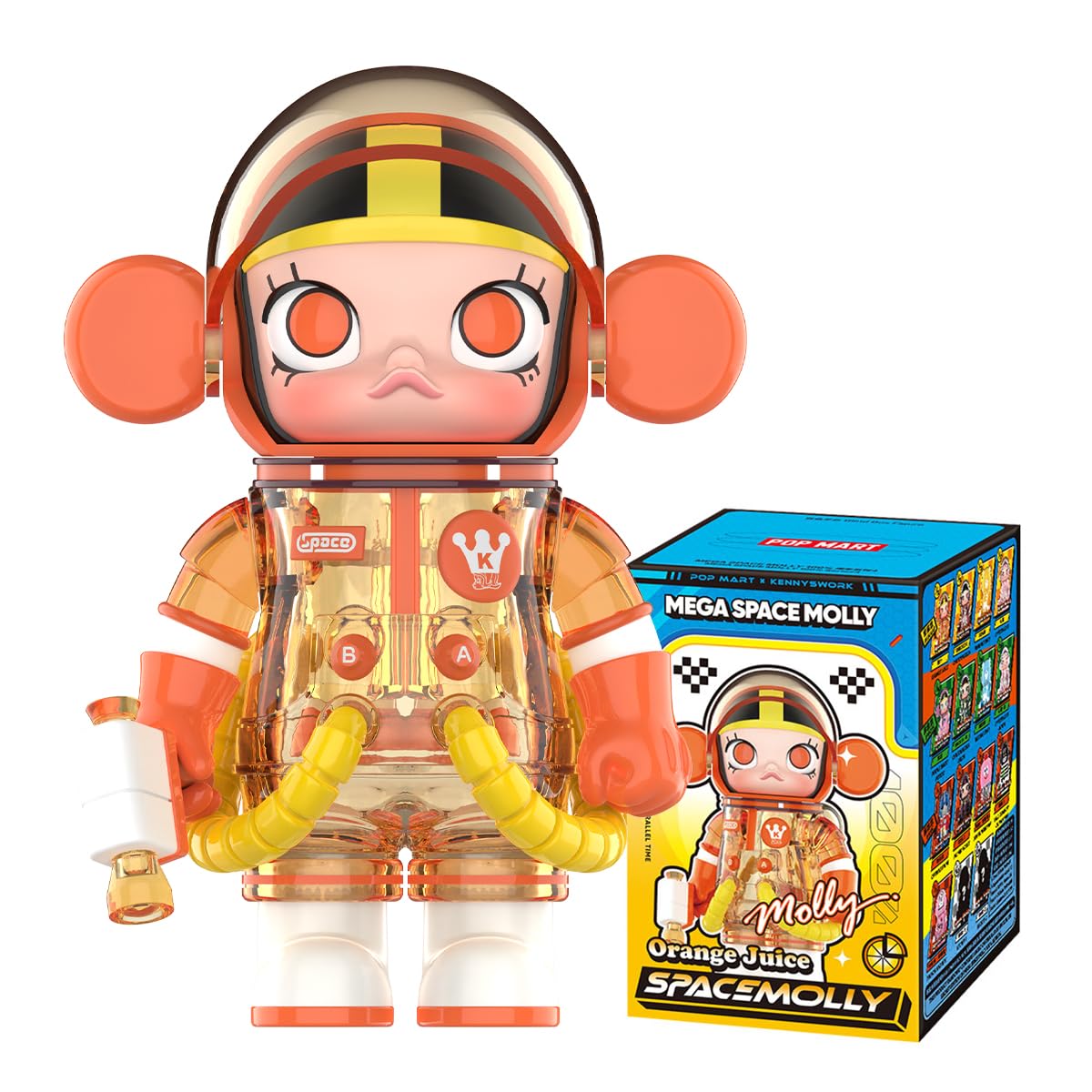 POPMART MOLLY フィギュア Amazon | 【POP MART 公式ストア】MEGA SPACE MOLLY 100% シリーズ 4