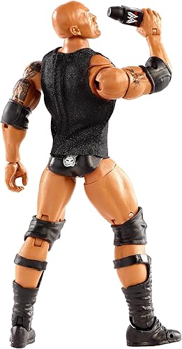 Miniatura 5 de WWE Ultimate Edition The Rock Figura de acción con cabezas intercambiables, manos intercambiables y campeonato WWE para edades de 8 años en adelante