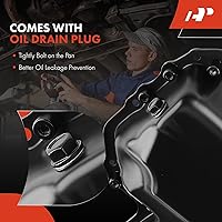 Vista 7 de A-Premium Cárter inferior de aceite de motor con tapón de drenaje compatible con Mercedes-Benz C280 2006-2007, E280 2007-2007, E300 2008-2009, E320