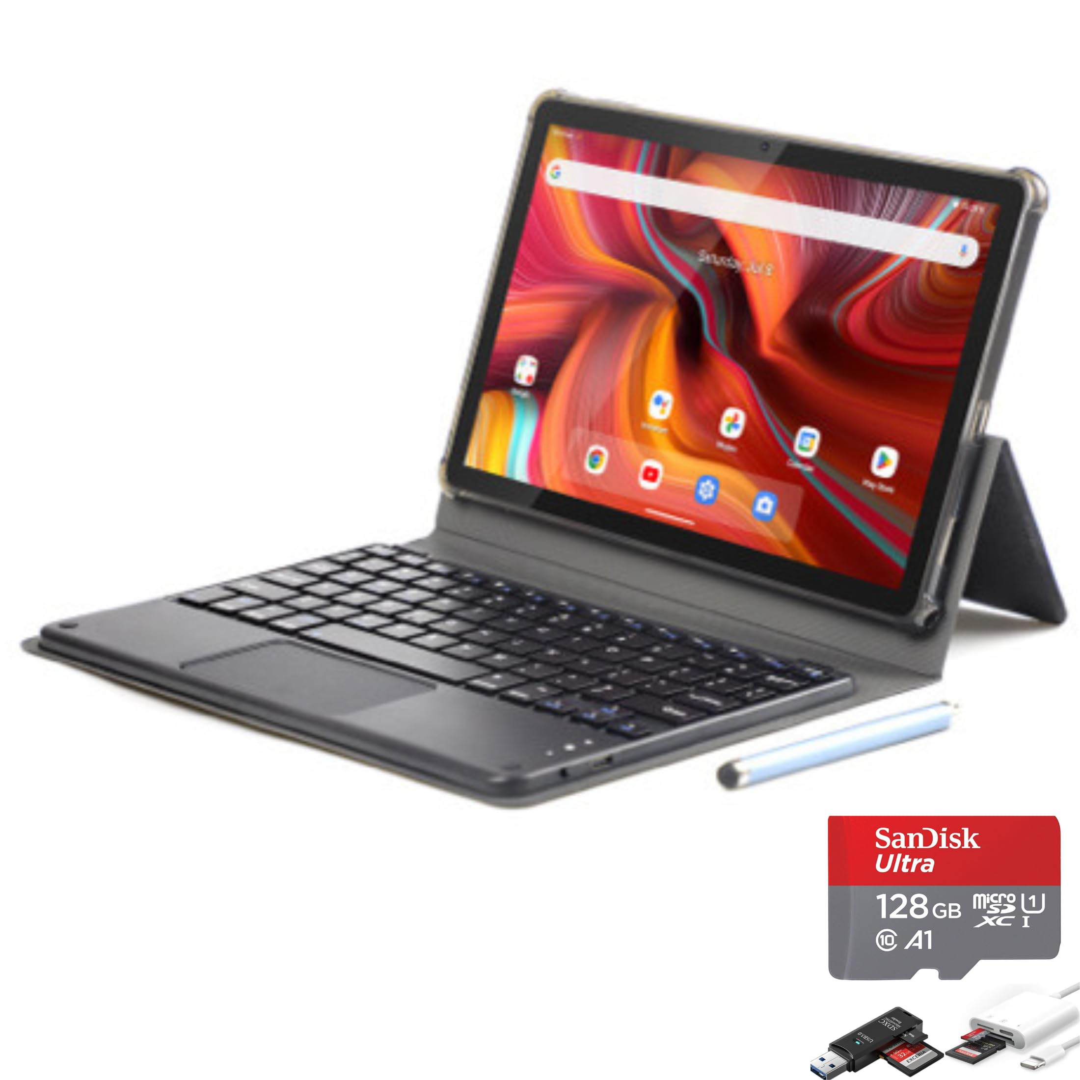 TUTT CP20 2 in 1 Tablet 10.1 Inch Android 13 with Keyboard