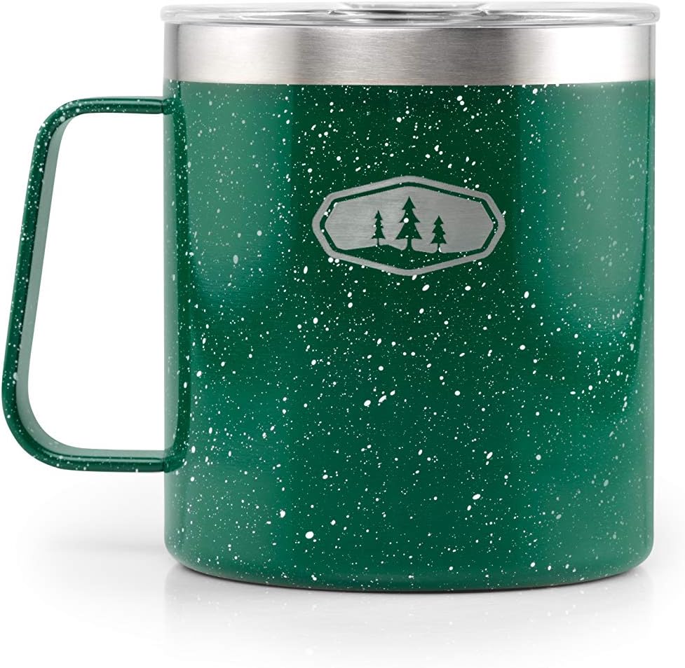 GSI Outdoors Glacier Stainless Steel Double Wall Vacuum Insulated, BPA-Free Camp Mug for Coffee and Tea : Sports & Outdoors