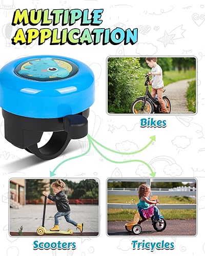 Vista 18 de VICTGOAL Bike Bell for Kids with Loud Clear Sound, Bicycle Bell Scooter Bike Horn Ringtone Alert Cute Cycling for Toddler Children Boys Girls