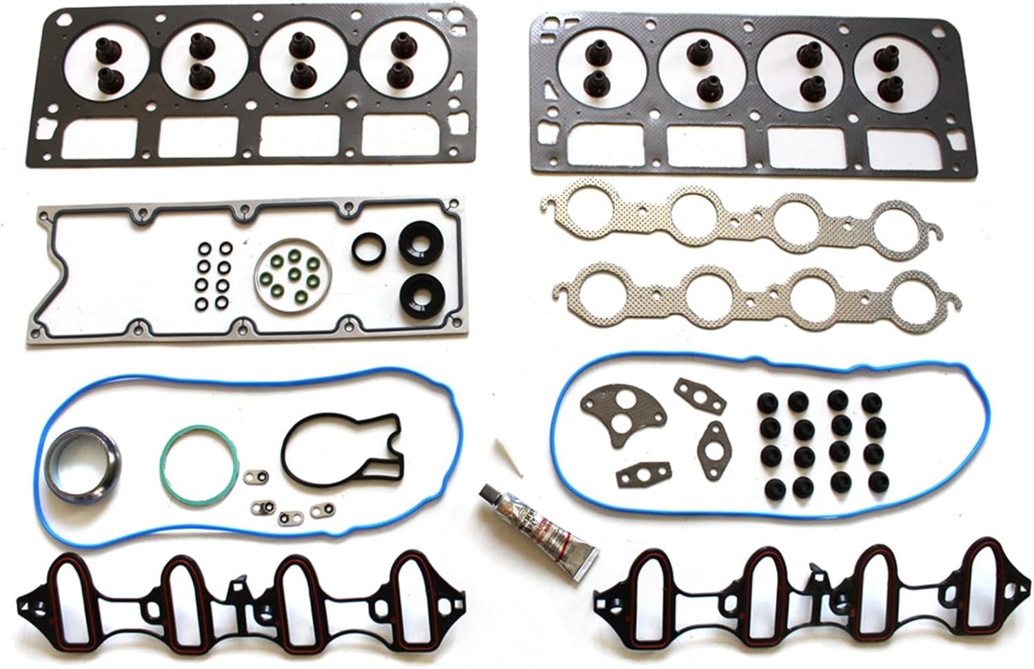 Engine Head Gasket Set Compatible with 1999-2000 for Chevrolet Silverado 2500 5.3L;1999-2001 for Chevrolet Silverado 1500 4.8L;1999-2001 for Chevrolet Silverado 1500 5.3L, OE# HS9292PT HS9292PT-1