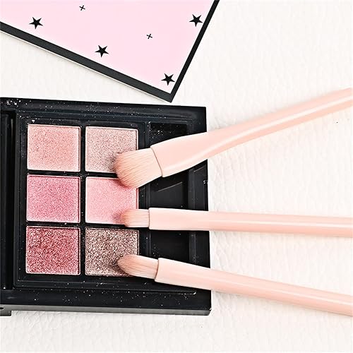 Miniatura 7 de Juego de brochas de maquillaje, juego profesional, herramienta de maquillaje de regalo para damas, mini rubor multifuncional para mujer (A)