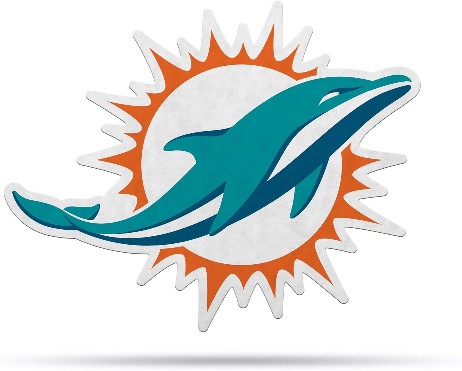 Rico Industries NFL Football Primary Shape Cut Pennant - Home and Living Room Décor - Soft Felt EZ to Hang