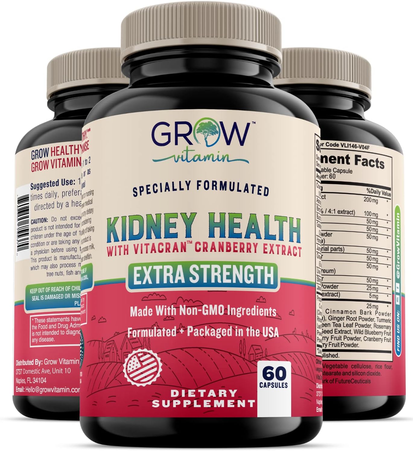 KidneyPro (Allin1) with 21 Kidney Health Supplements in 1 Formula Including