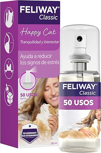Feliway – Spray tranquilizador Feliway para gatos 60 ml.