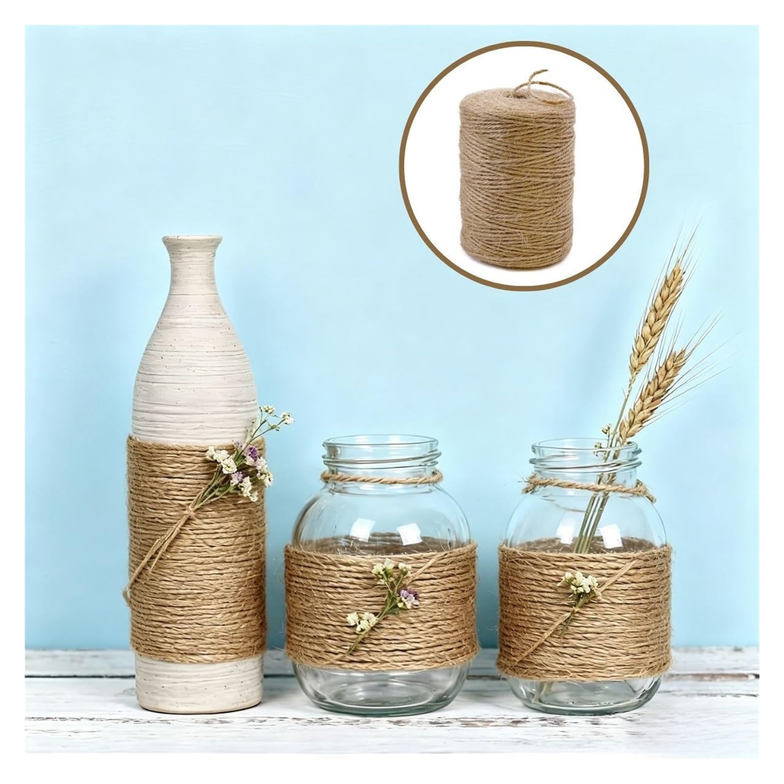 Ficelle de Jute 2 mm for Les travaux d'artisanat et Jardinage