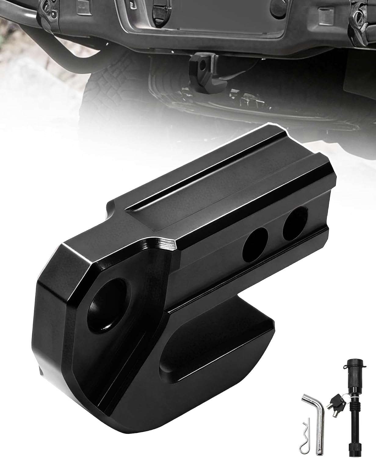 2" Receiver Slider Skid Protection 45,000 lbs Compatible with 3/4" D-Ring