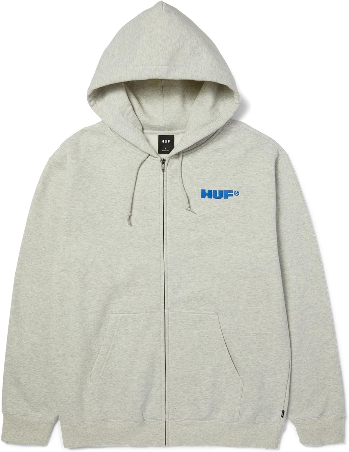 HUF All Caps Full-Zip Hoodie | Comfortable Streetwear Sweatshirt