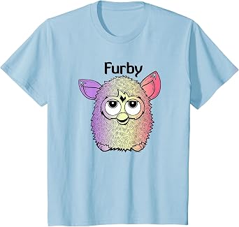 Furby Classic Toy Multi Colored Vintage Portrait T-Shirt
