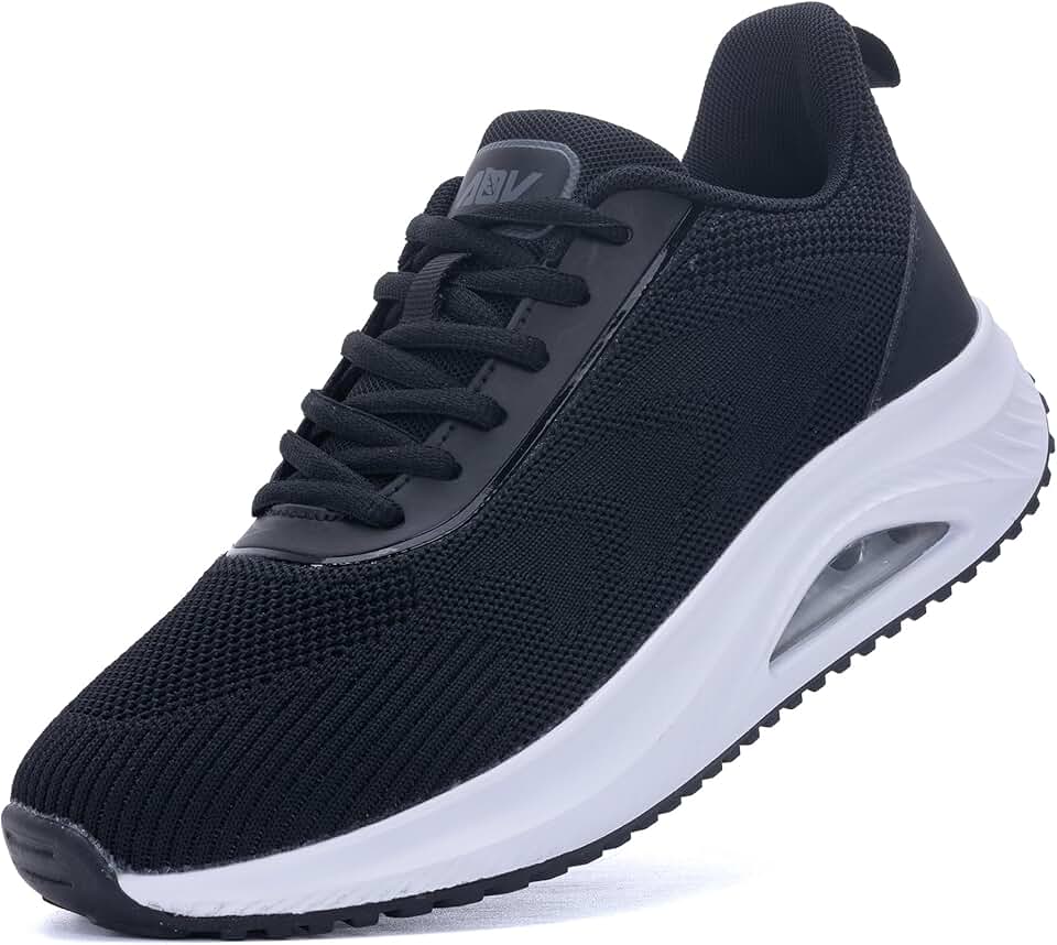 Tênis de caminhada feminino | Tênis ortopédico com suporte de arco | Tênis para fascite plantar para alívio da dor