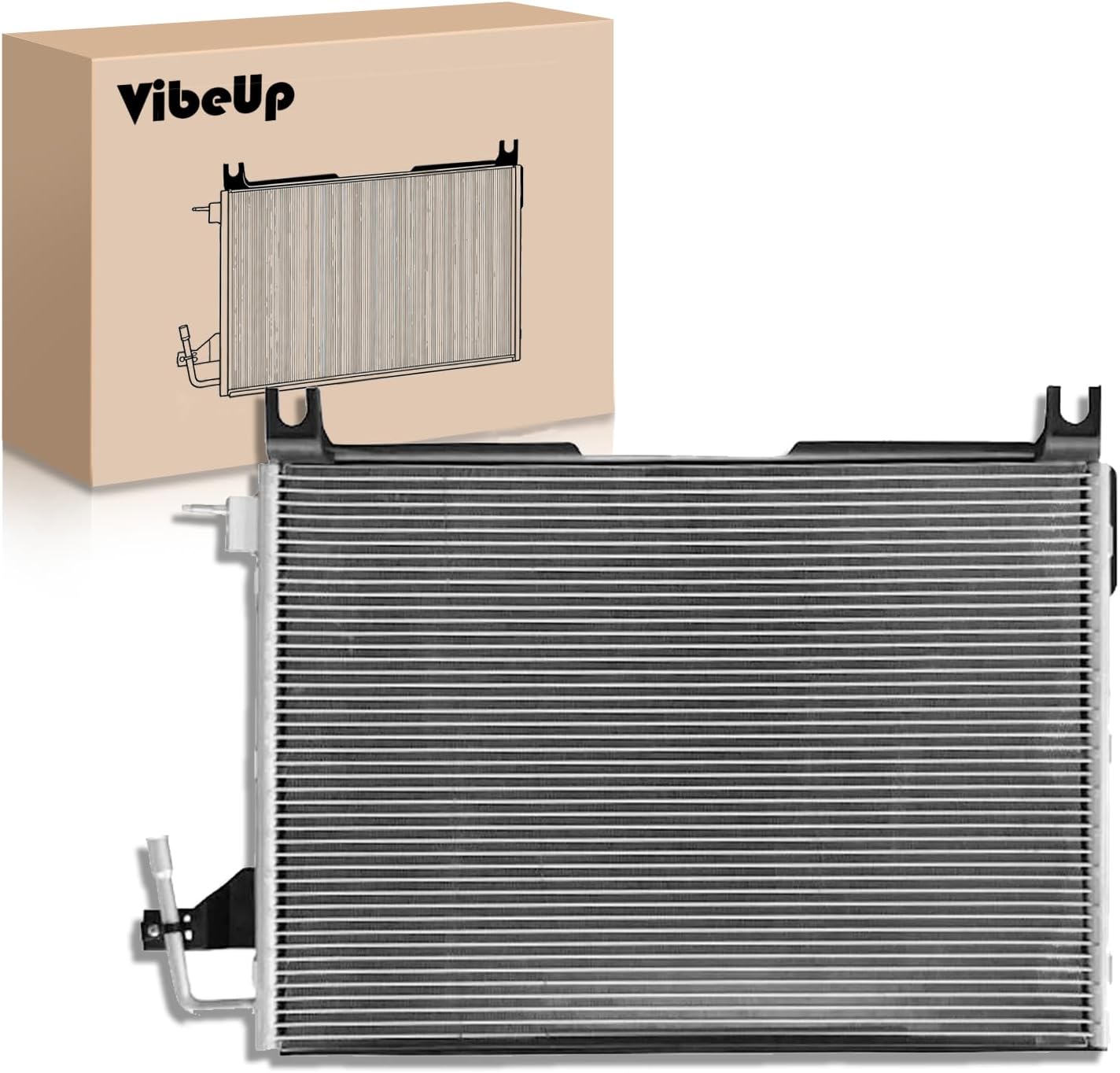 VibeUp 3016 Condenser Compatible With Dodge Ram 1500 2001-1998 Dodge Ram 2500 2002-1998 Dodge Ram 3500 2002-1998 | #Replaces 5010111AB;55055555;55055824;55055824AA;55055824AB;5505824A