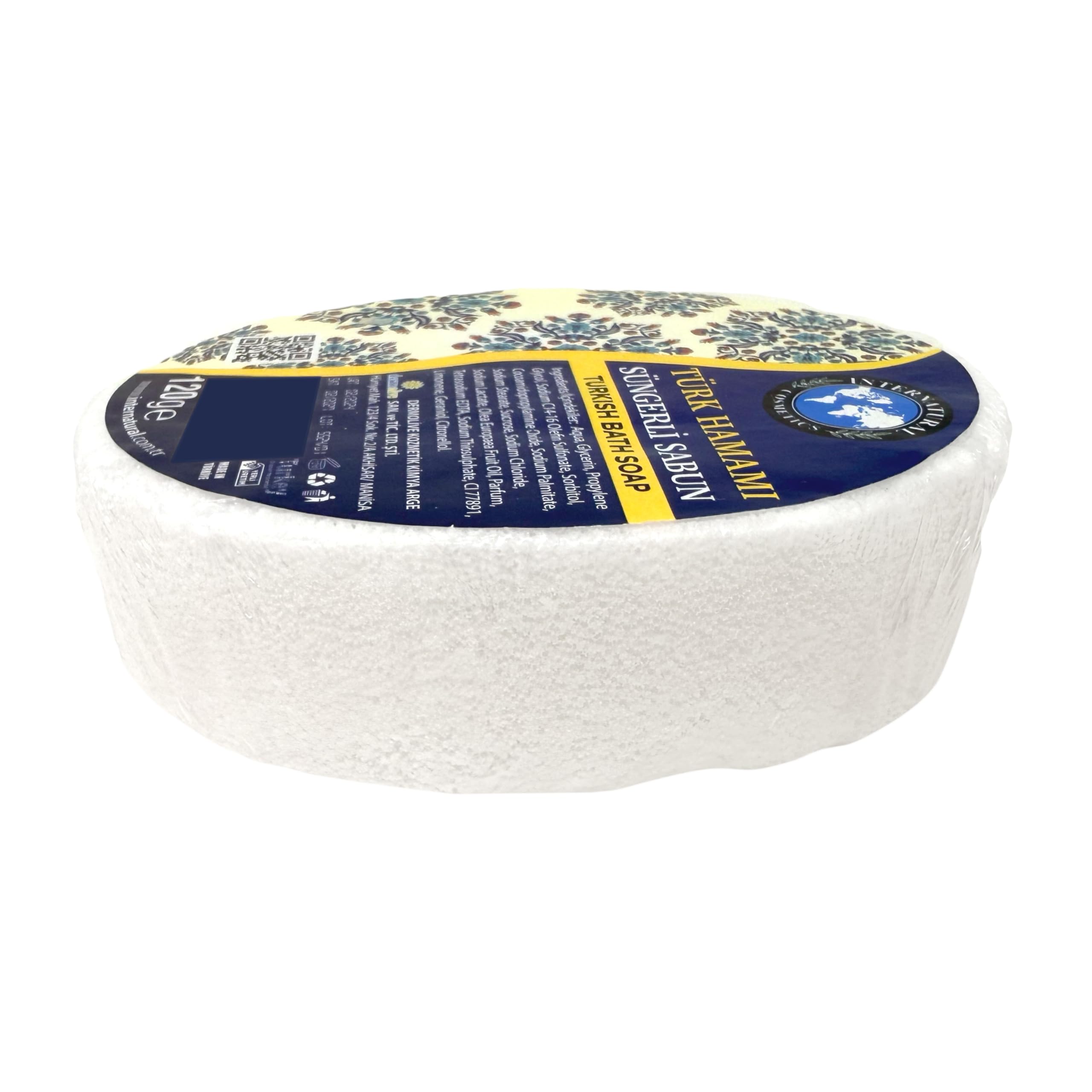 Internatural Handmade Exfoliating Sponge Soap Turkish Bath Hammam Natural and Renewing Cleaning Experience - Image 2