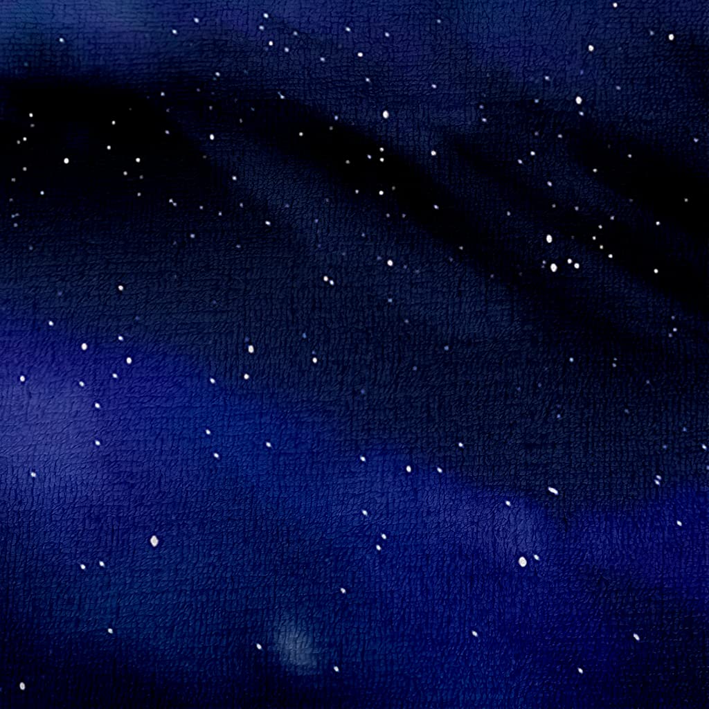 Manta De Franela De Microfibra 150X200Cm Manta De Felpa Suave para Sofá Cama 3D Paisaje De Galaxia Azul Impresión Patrón Manta Polar Invierno Gruesa Y Esponjosa Caliente Transpirable