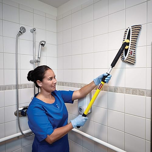 Miniatura 8 de Rubbermaid Commercial FGQ85500BK00 Soporte para paños de microfibra, flexible, fácil de conectar rápidamente, de 11 pulgadas, color negro., Negro, 1