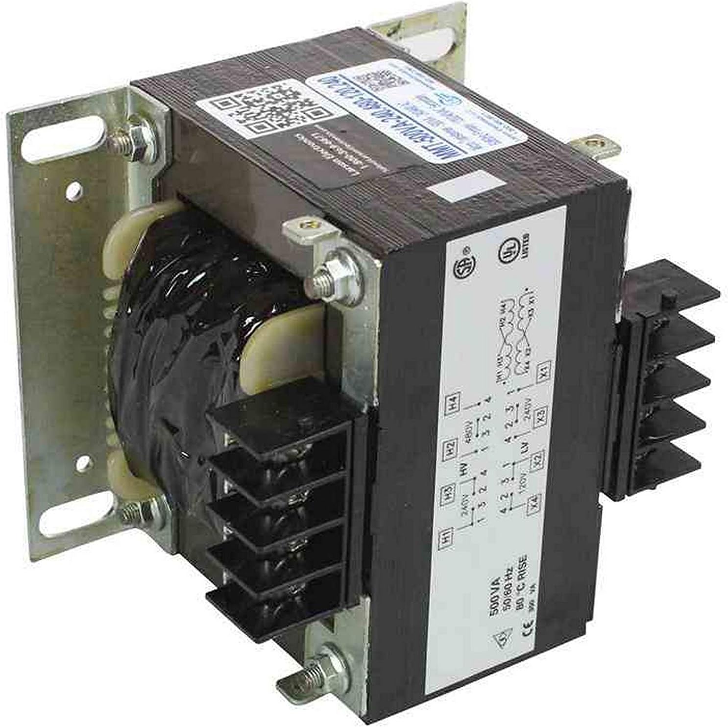 Amazon Com 75 Va Micro Transformer 480v 240v 208v 120v Input Voltage 24v Output Voltage Industrial Scientific