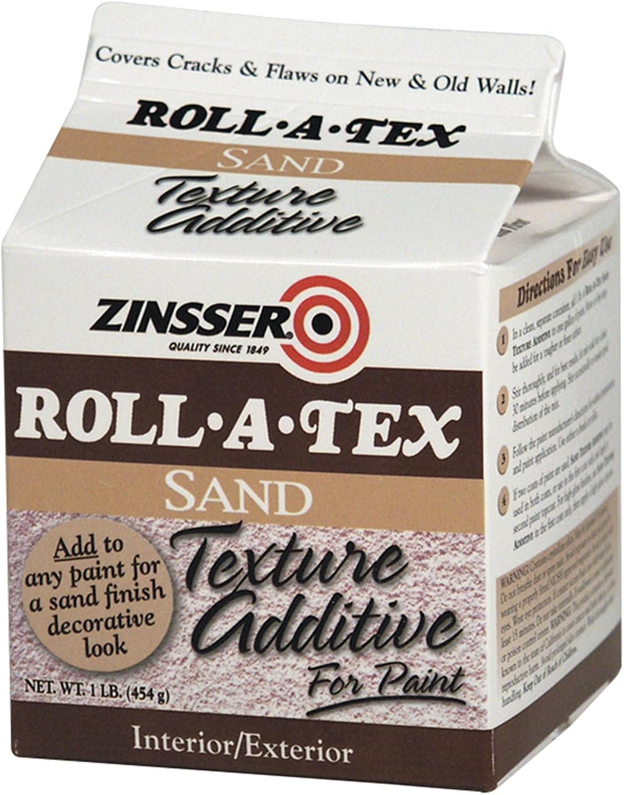 Zinsser 22616 Roll-A-Tex Sand Texture Additive, 1 Pound