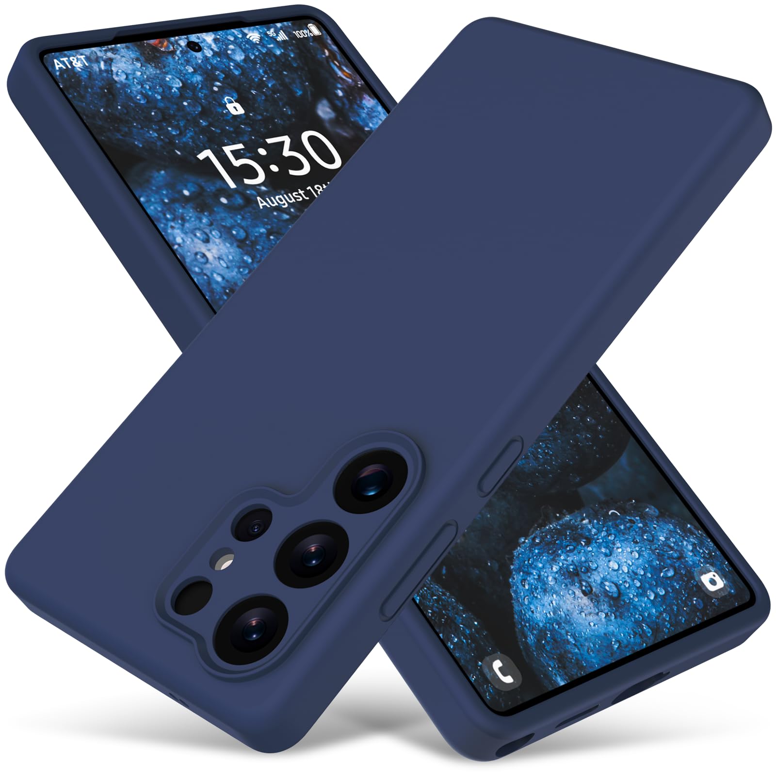 Varikke for Samsung Galaxy S25 Ultra Case, Liquid Silicone Upgrade [Camera Protection] [Anti-Scratch Microfiber Lining] Slim Soft Touch Gel Rubber