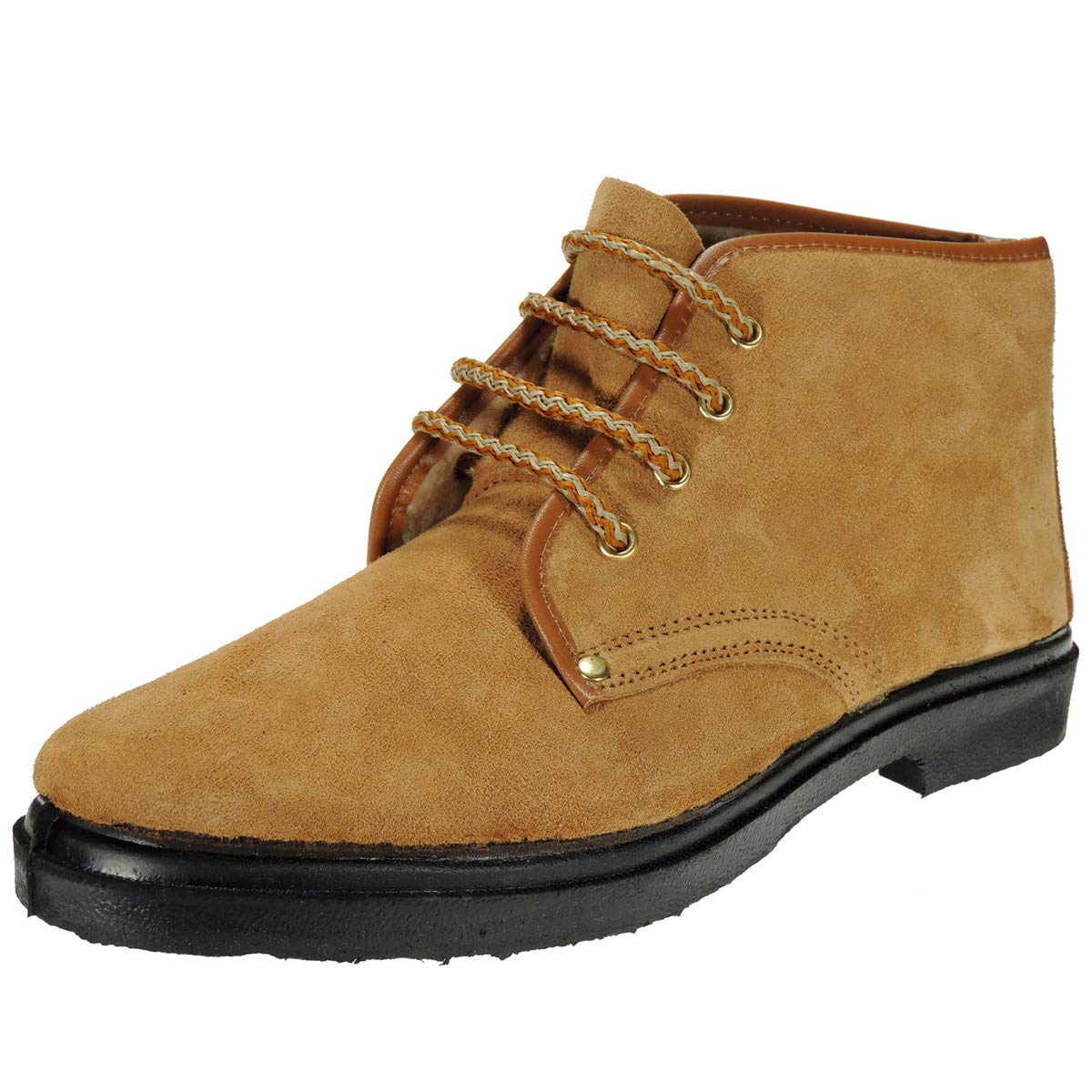 Calzados Romero. 0736 Bota Trabajo para Hombre Piel Serraje para Campo, Granjas y Labores Agrícolas VALLERA Bota Protección y Montaña.