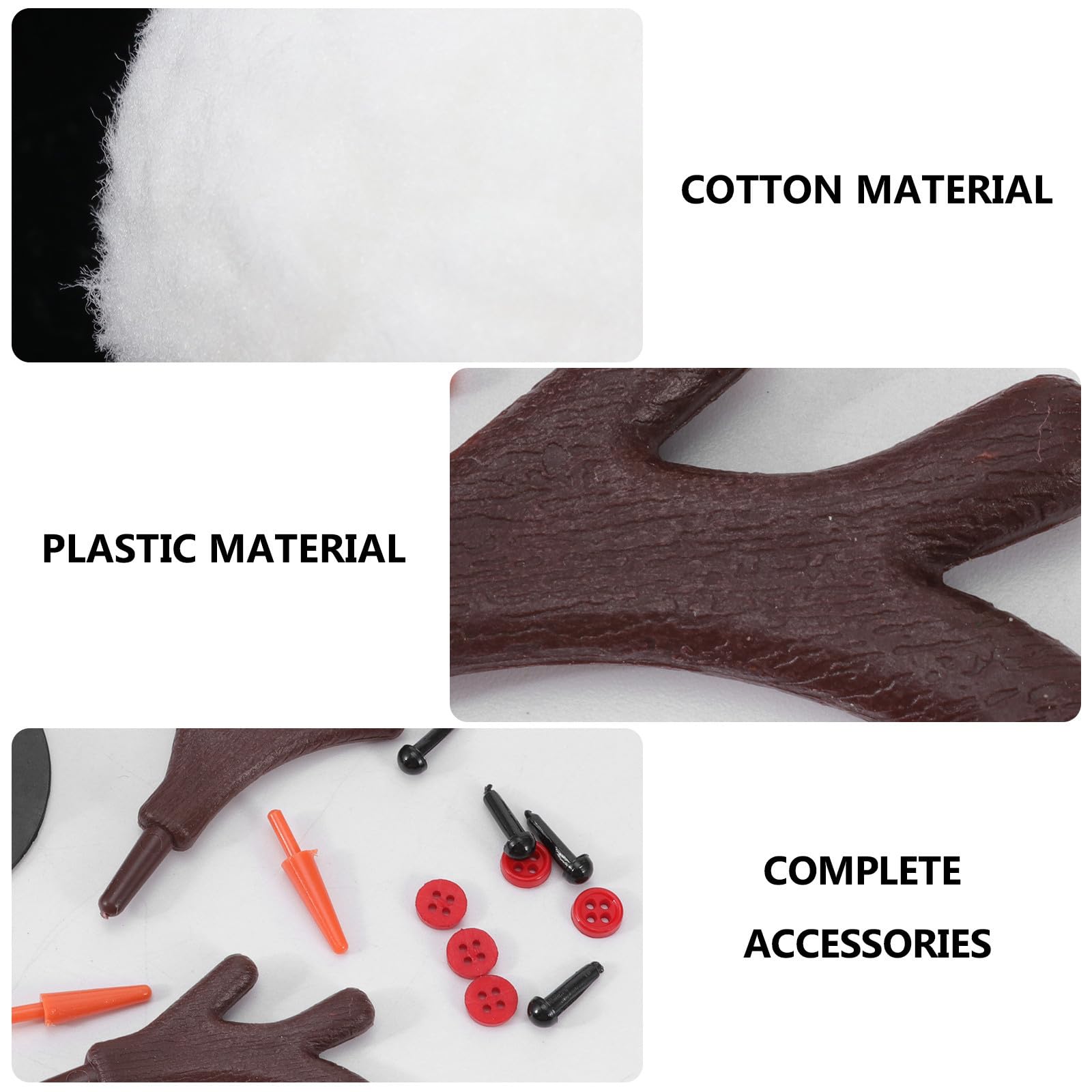 Toyvian 9sätze Weihnachts Schneemann Zubehör Kit Für Kreative Eltern Bastelprojekte Inklusive Einzigartiger Materialien Für Realistische Dekorationen Und Spaß Beim Gestalten
