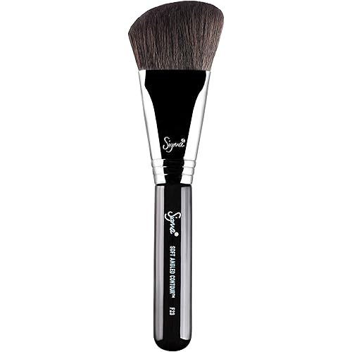 Sigma Beauty Professional F23 Soft Angled Contour™ synthetic Face Makeup Brush with SigmaTech® fibers for Contouring, Sculpting and Highlighting