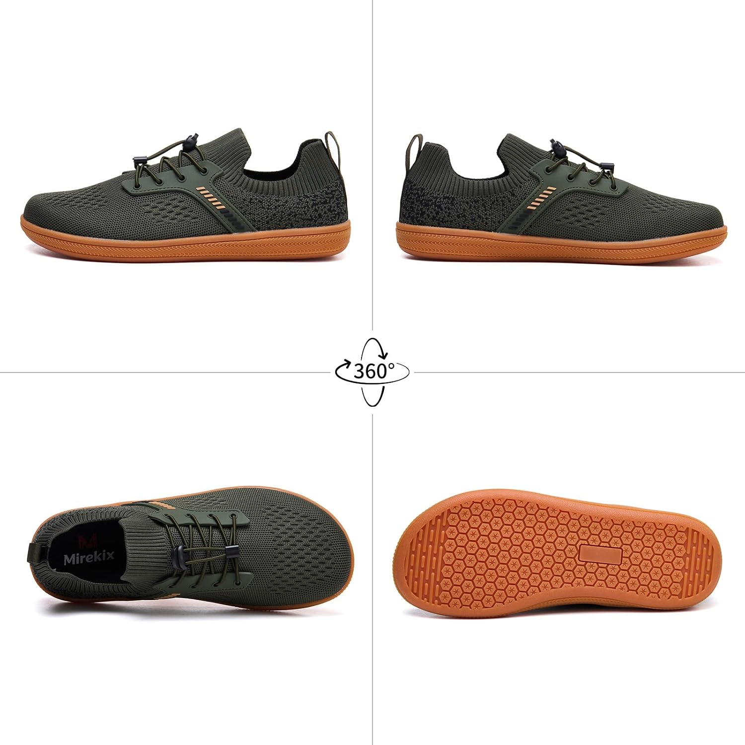 Barefoot Shoes for Men, Wide Toe Box Zero Drop Minimalist Sneakers,Lightweight Breathable Walking Shoes for All-Day Comfort & Natural Foot Movement