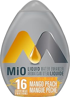MiO Mango Peach Liquid Water Enhancer, 48mL/1.6oz, Imported from Canada}