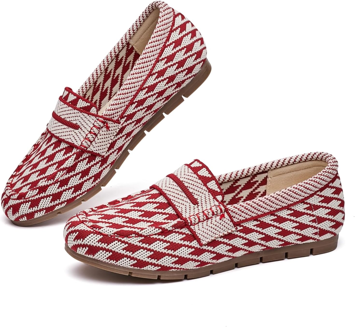 Women's Lightweight Breathable Slip-On Loafers, Business Casual Work Flats