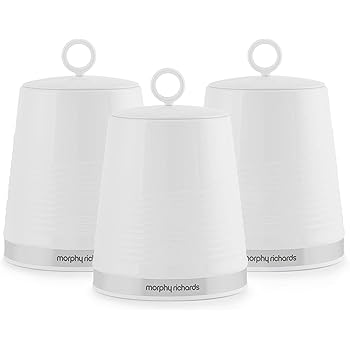 morphy richards dimensions tea coffee sugar canisters