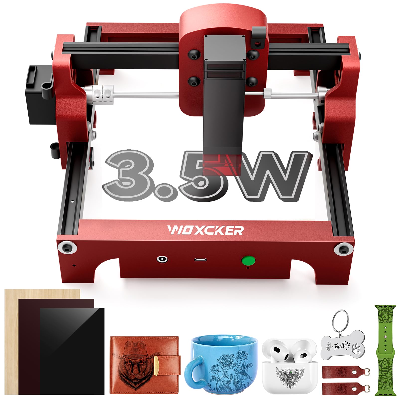 Amazon.com: Laser Engraving Machine, Woxcker S1 3.5w Mini Laser
