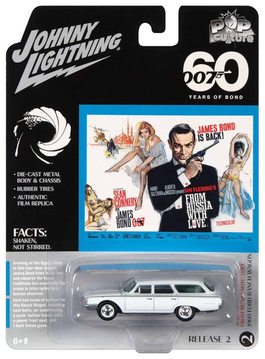 Amazon | Johnny Lightning 1/64 ボンドカー フォード ランチ ワゴン