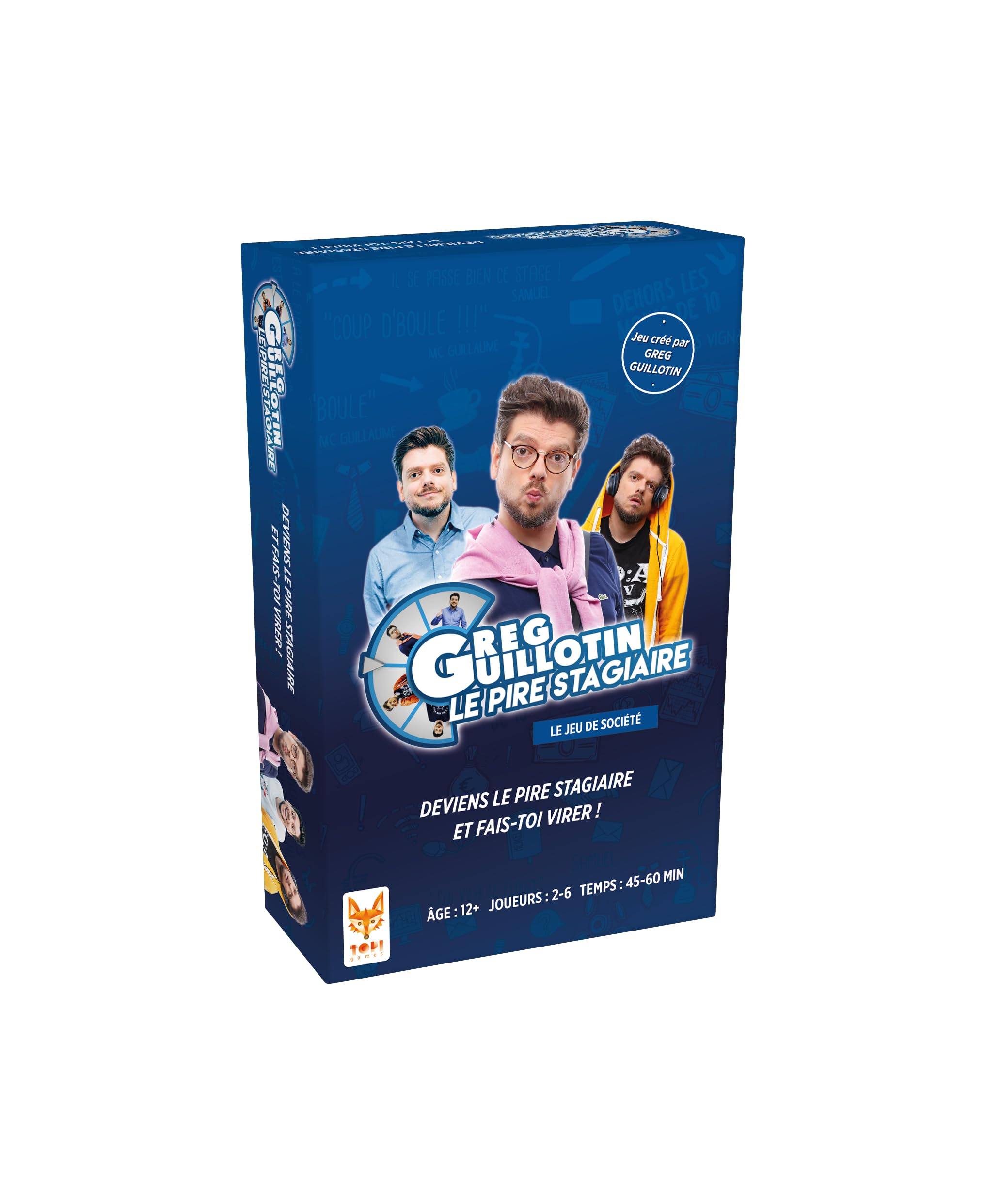 Topi Games | Il peggior tirocinante | Gioco da tavolo per adolescenti creato da Greg Guillotin | 45-60 min | 2-6 giocatori | 342 carte + 6 pedine + 1 vassoio | Gioco tra amici | Idea regalo per