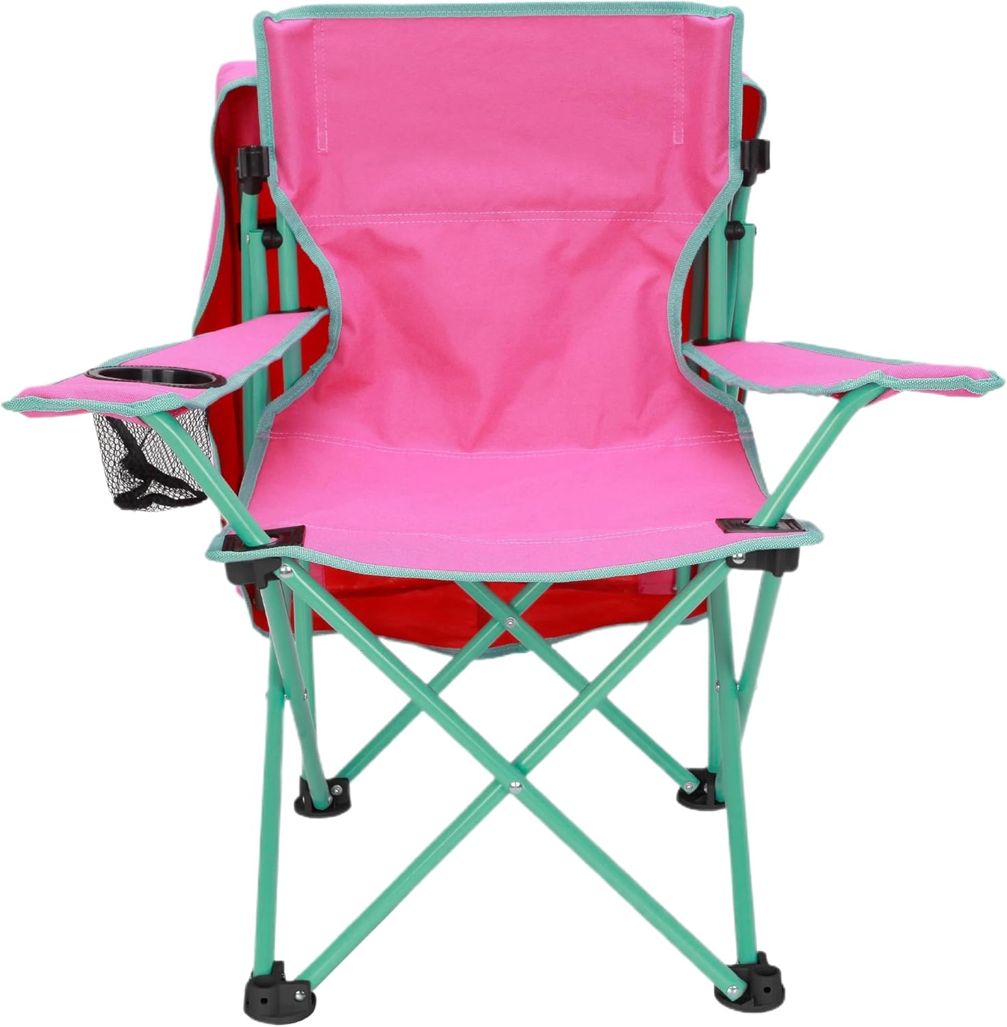 Canopy Folding Chair with Safety Lock, Outdoor Chair 125 lb. Capacity (Pink)