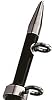 TACO Marine OT-0442BKA15 Aluminum Tele-Outrigger Pole - 1-18 x 15, BlackSilver