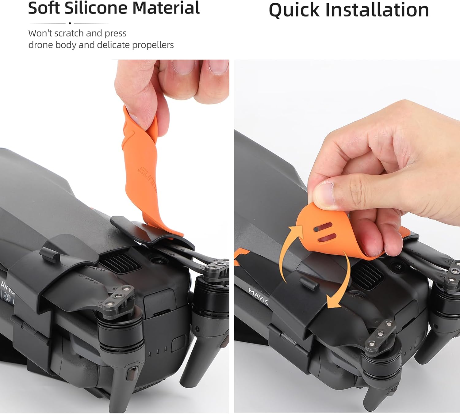 Mavic 3 Pro Propeller Holder,Propeller Fixator Stabilizer Silicone Protector Strap for DJI Mavic 3 Pro Drone Accessories