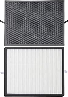 SPARES2GO Activated Carbon & HEPA Filter Kit Compatible with Philips AC3256/10 AC3259/10 AC4550/10 Air Purifier